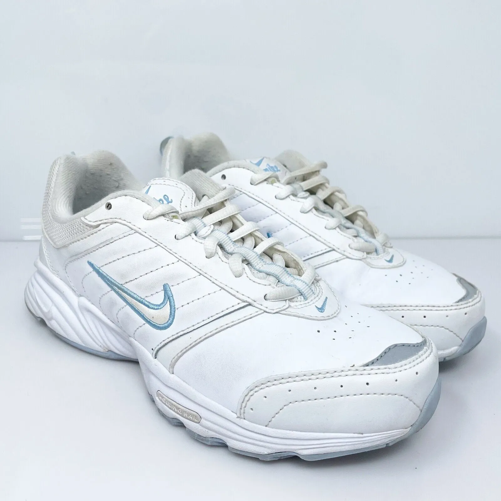 Nike Womens View II 318172-111 White Running Shoes Sneakers Size 7