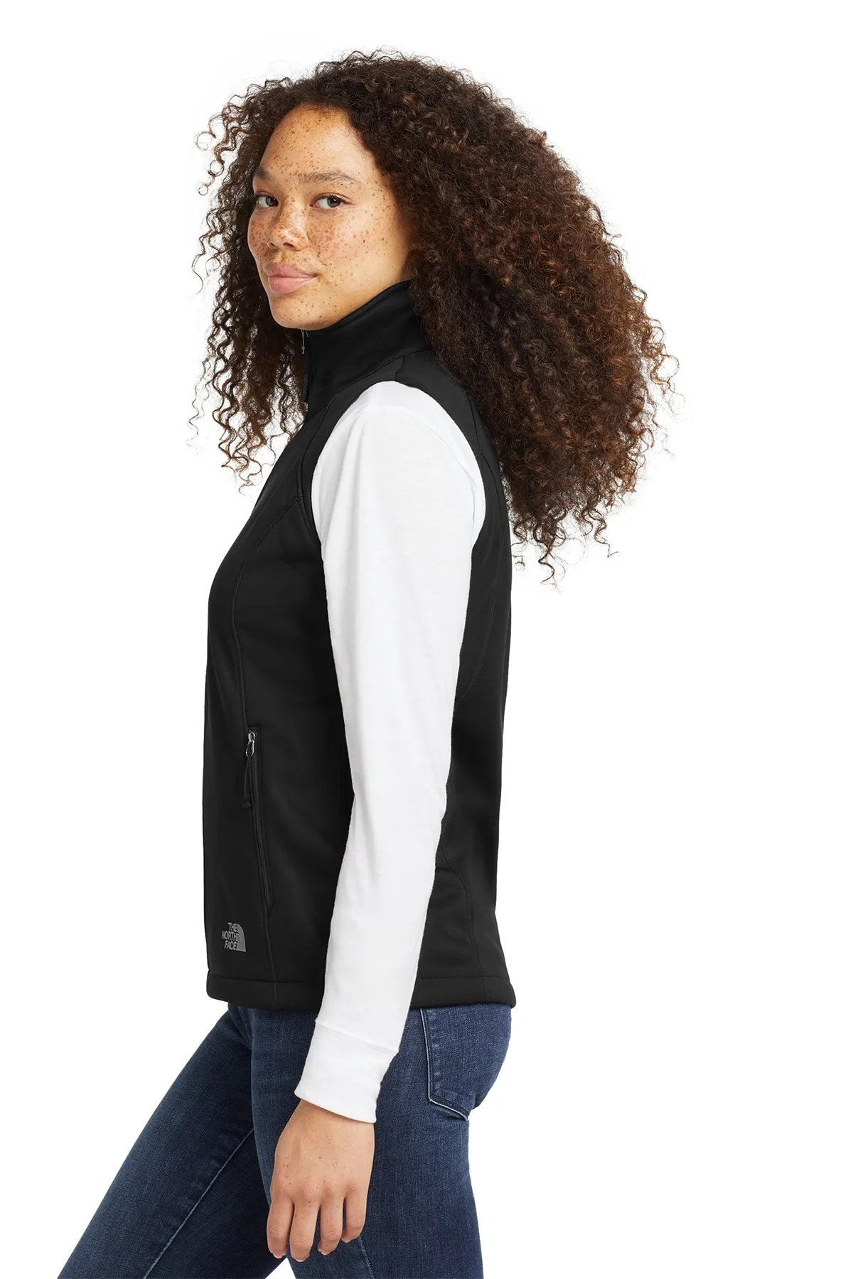 North Face Ladies Ridgewall Soft Shell Vest, TNF Black [Mobius]