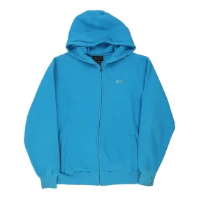 Oakley Hoodie - Large Blue Cotton Blend