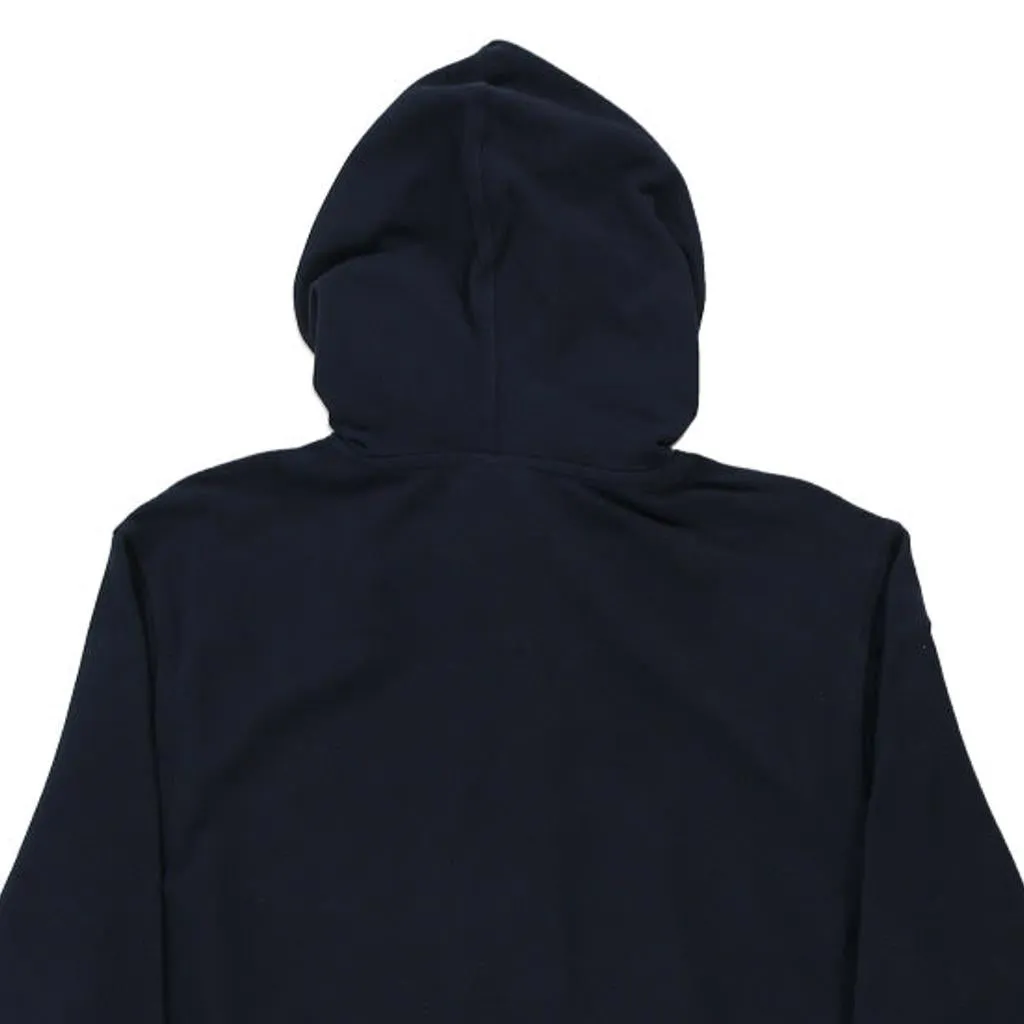 Oakley Spellout Hoodie - XL Navy Cotton Blend