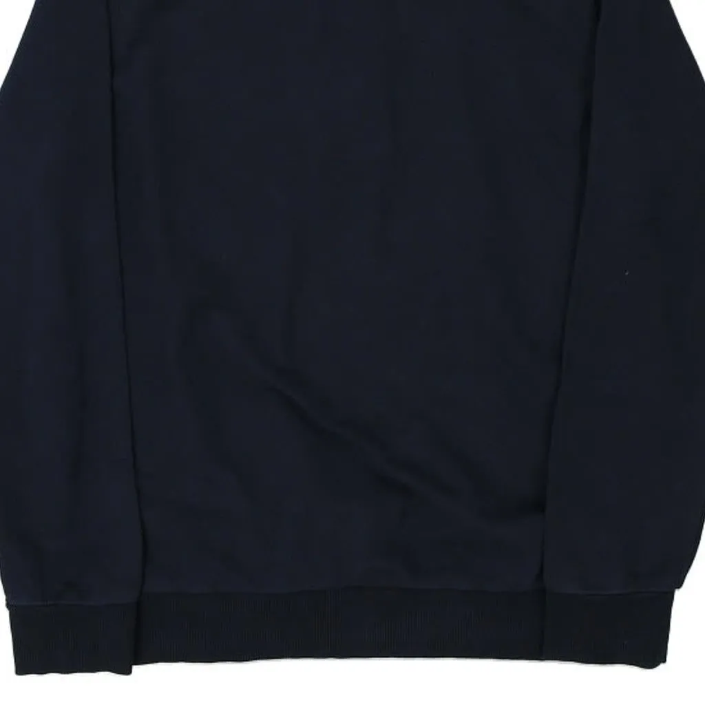 Oakley Spellout Hoodie - XL Navy Cotton Blend