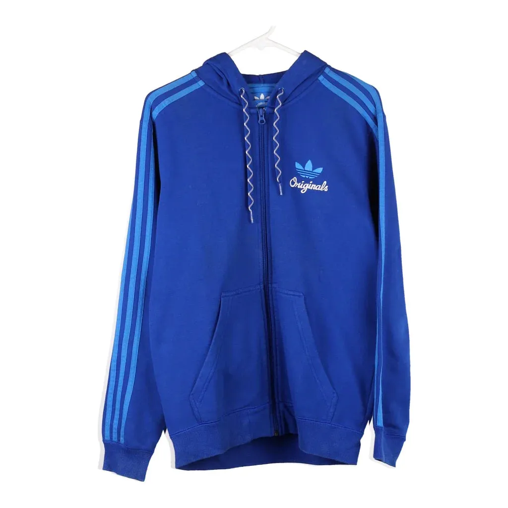 Originals Adidas Hoodie - Small Blue Cotton