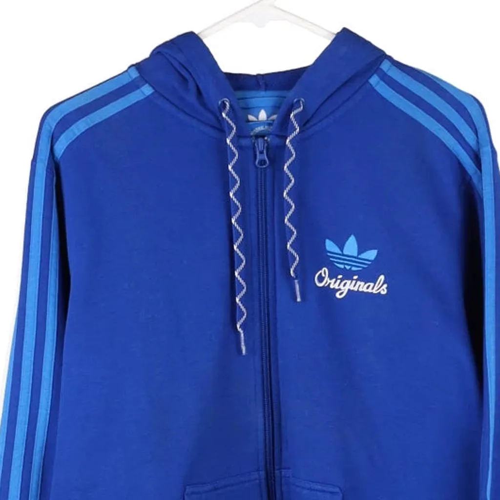 Originals Adidas Hoodie - Small Blue Cotton