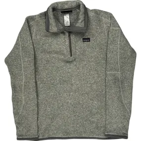 Patagonia 1/4 Zip Fleece Jacket - Medium - Grey