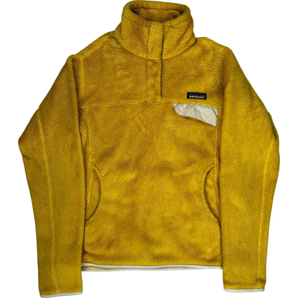 Patagonia Fleece Jacket - Small - Yellow Polyester