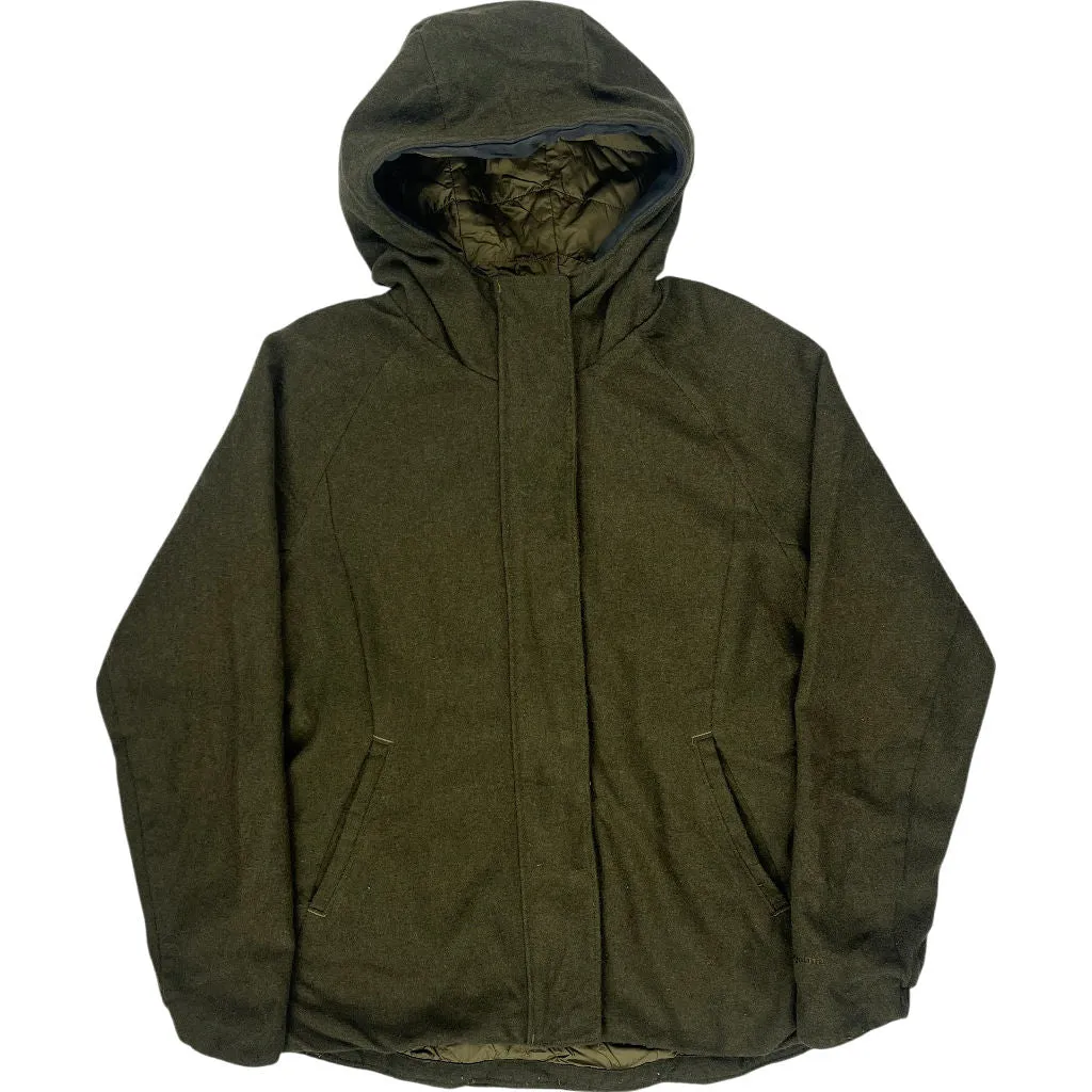 Patagonia Hooded Jacket - Medium - Green Polyester