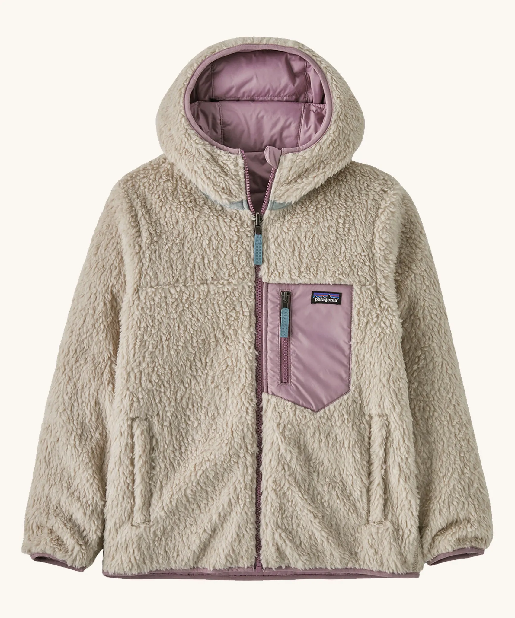 Patagonia Kids Reversible Ready Freddy Hoody - Stormy Mauve