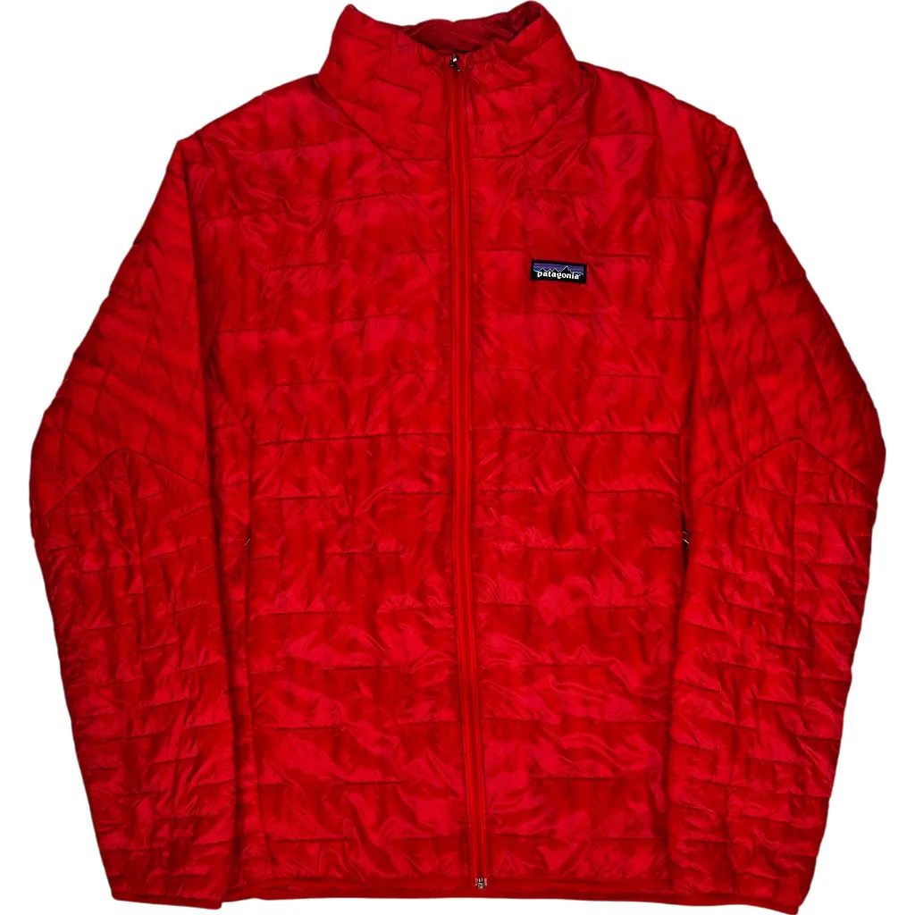 Patagonia Quilted Jacket - Large - Red Polyester