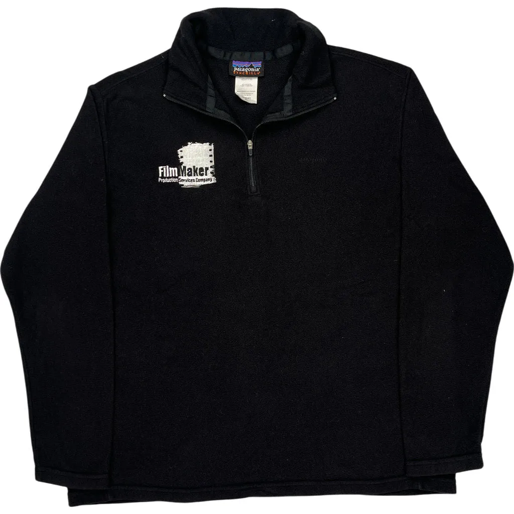 Patagonia Synchilla 1/4 Zip Fleece - XL - Black Polyester