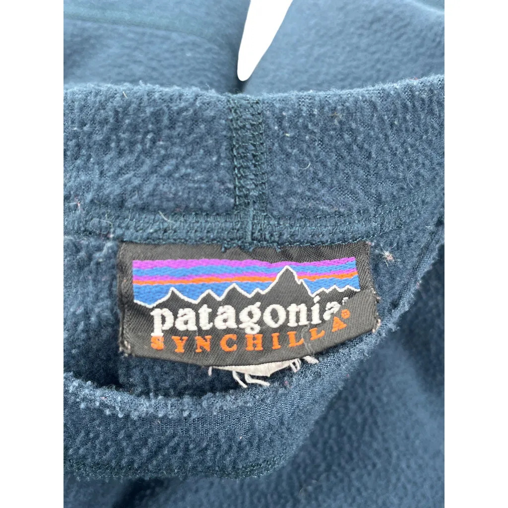 Patagonia Synchilla Fleece Sweatshirt - XL - Navy Polyester