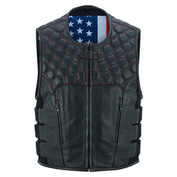 Patriot Wheels SWAT Style Vest With USA Flag Lining