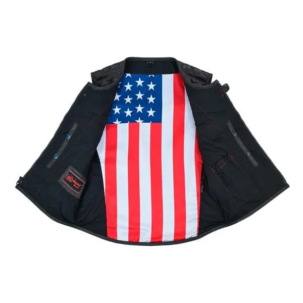 Patriot Wheels SWAT Style Vest With USA Flag Lining