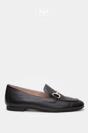 PAUL GREEN 2596 BLACK LEATHER PENNY LOAFERS