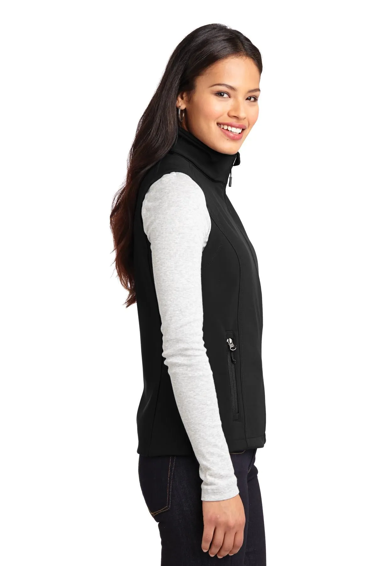 Port Authority Ladies Soft Shell Vest, Black [CR Powered by Epiroc]