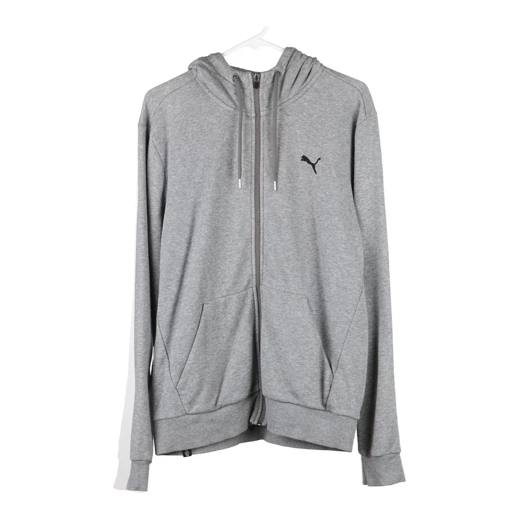 Puma Hoodie - Medium Grey Cotton