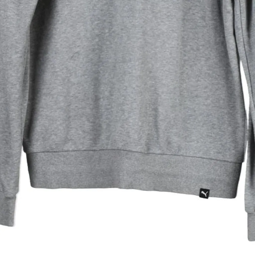 Puma Hoodie - Medium Grey Cotton