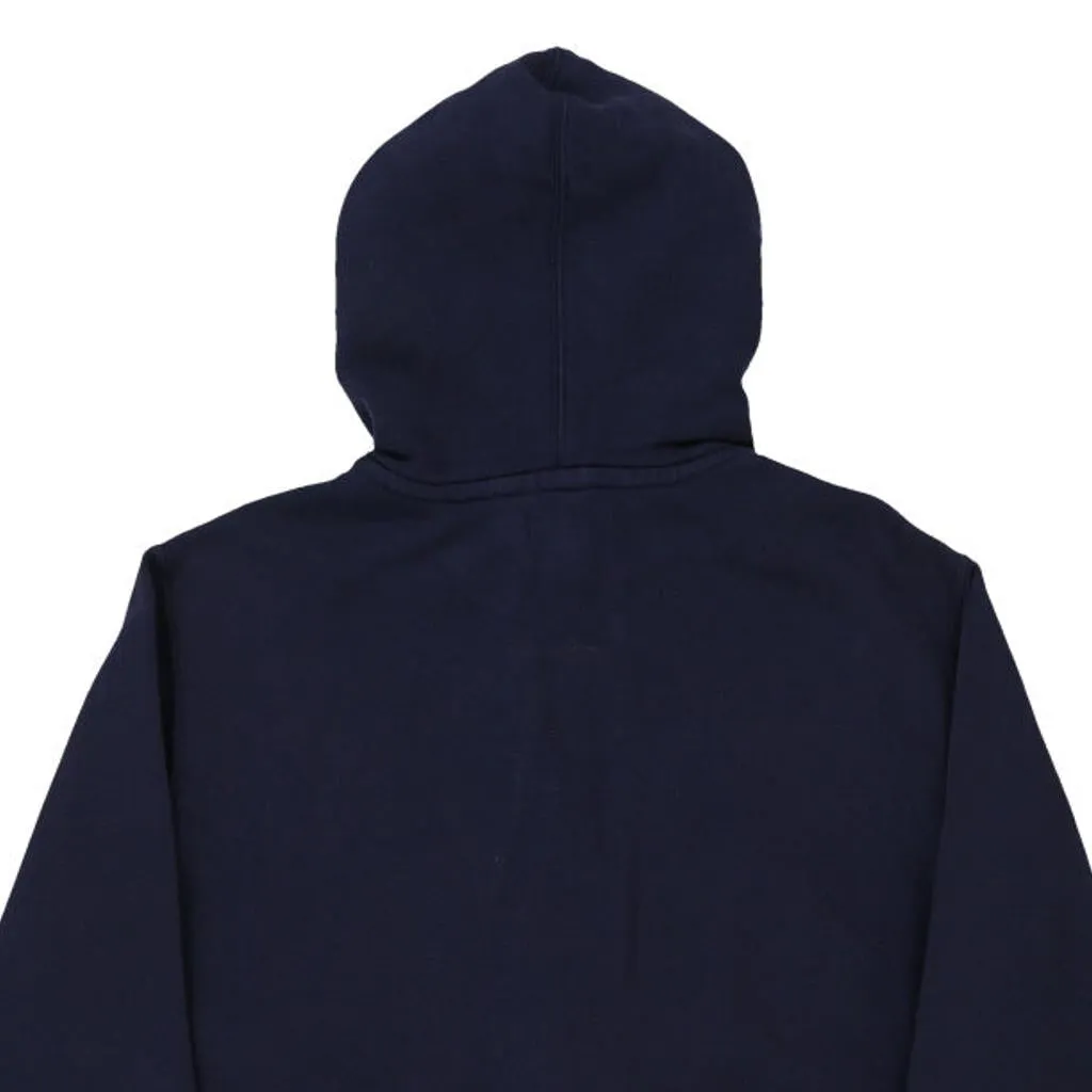 Ralph Lauren Hoodie - Large Navy Cotton Blend