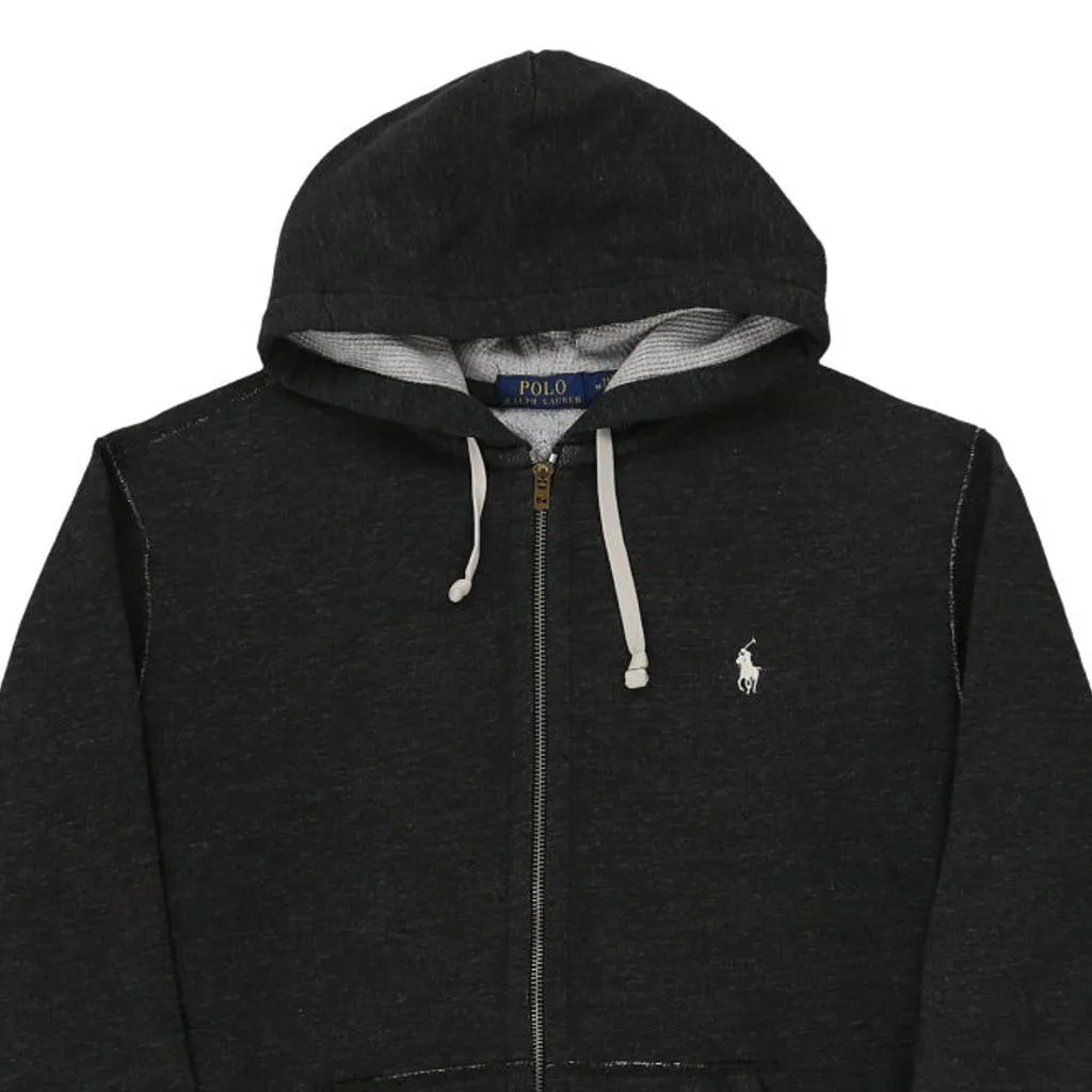 Ralph Lauren Hoodie - Medium Black Cotton Blend