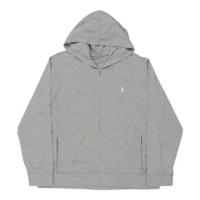 Ralph Lauren Hoodie - XL Grey Cotton Blend