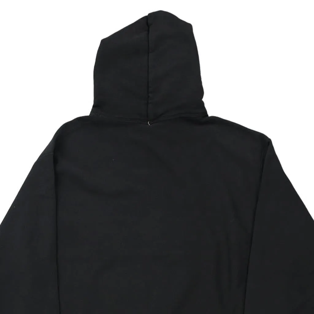 Reverse Weave Champion Hoodie - Large Black Cotton Blend