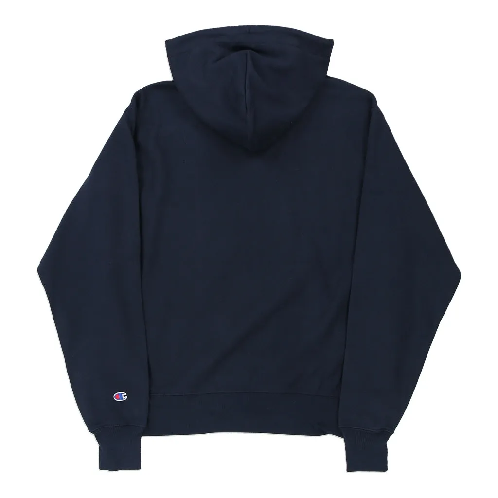 Reverse Weave Champion Hoodie - Medium Navy Cotton Blend