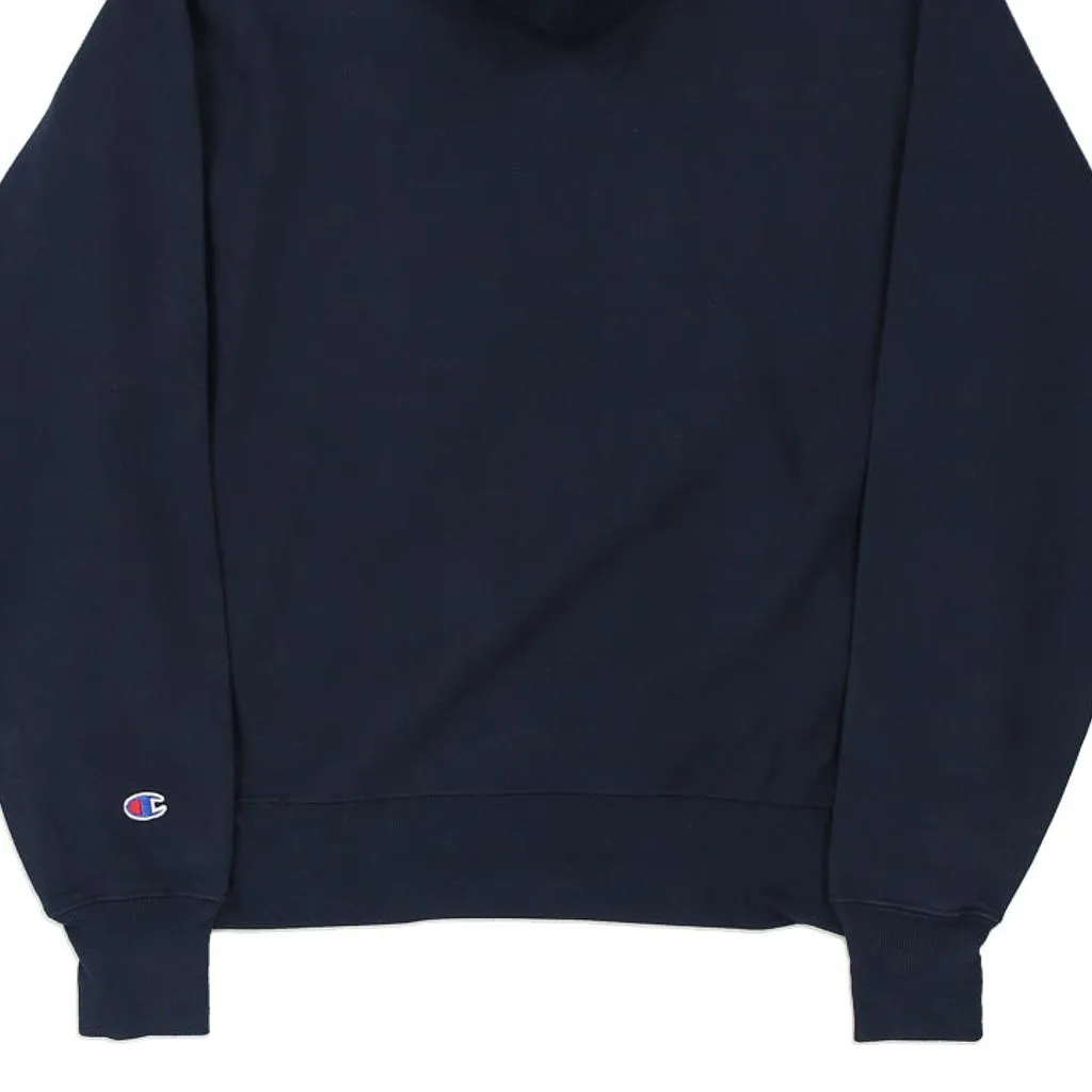 Reverse Weave Champion Hoodie - Medium Navy Cotton Blend