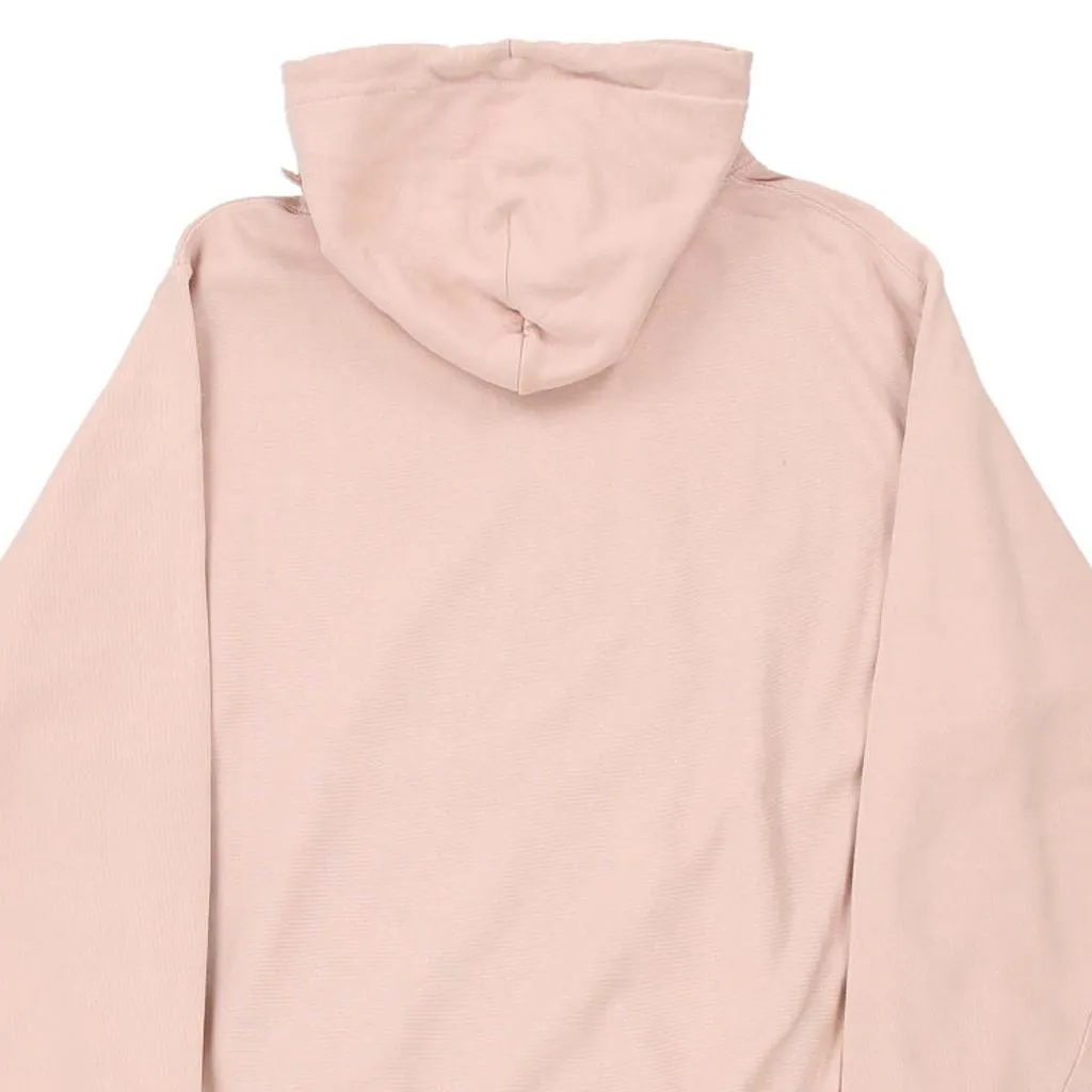 Reverse Weave Champion Hoodie - Medium Pink Cotton Blend