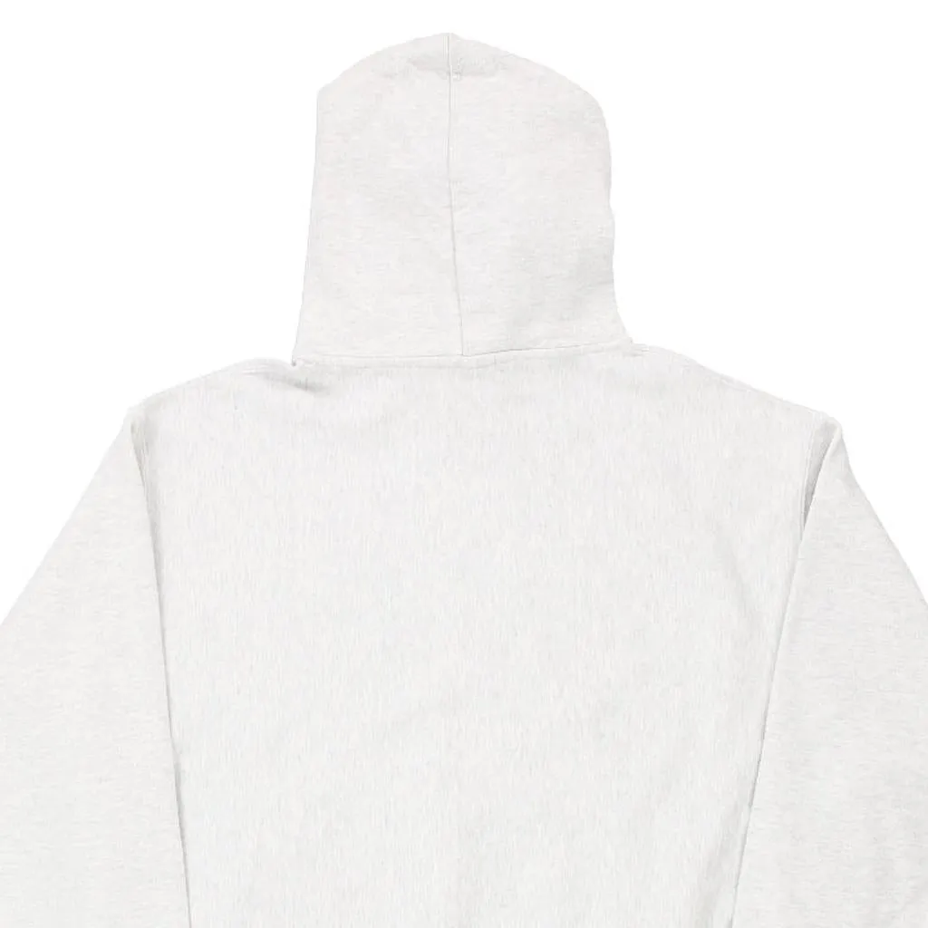 Reverse Weave Paddy's Champion Hoodie - XL White Cotton Blend