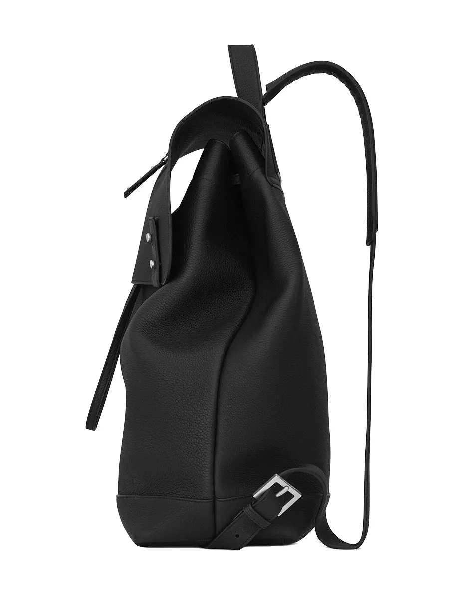 Sac De Jour Backpack Grained Leather in Black