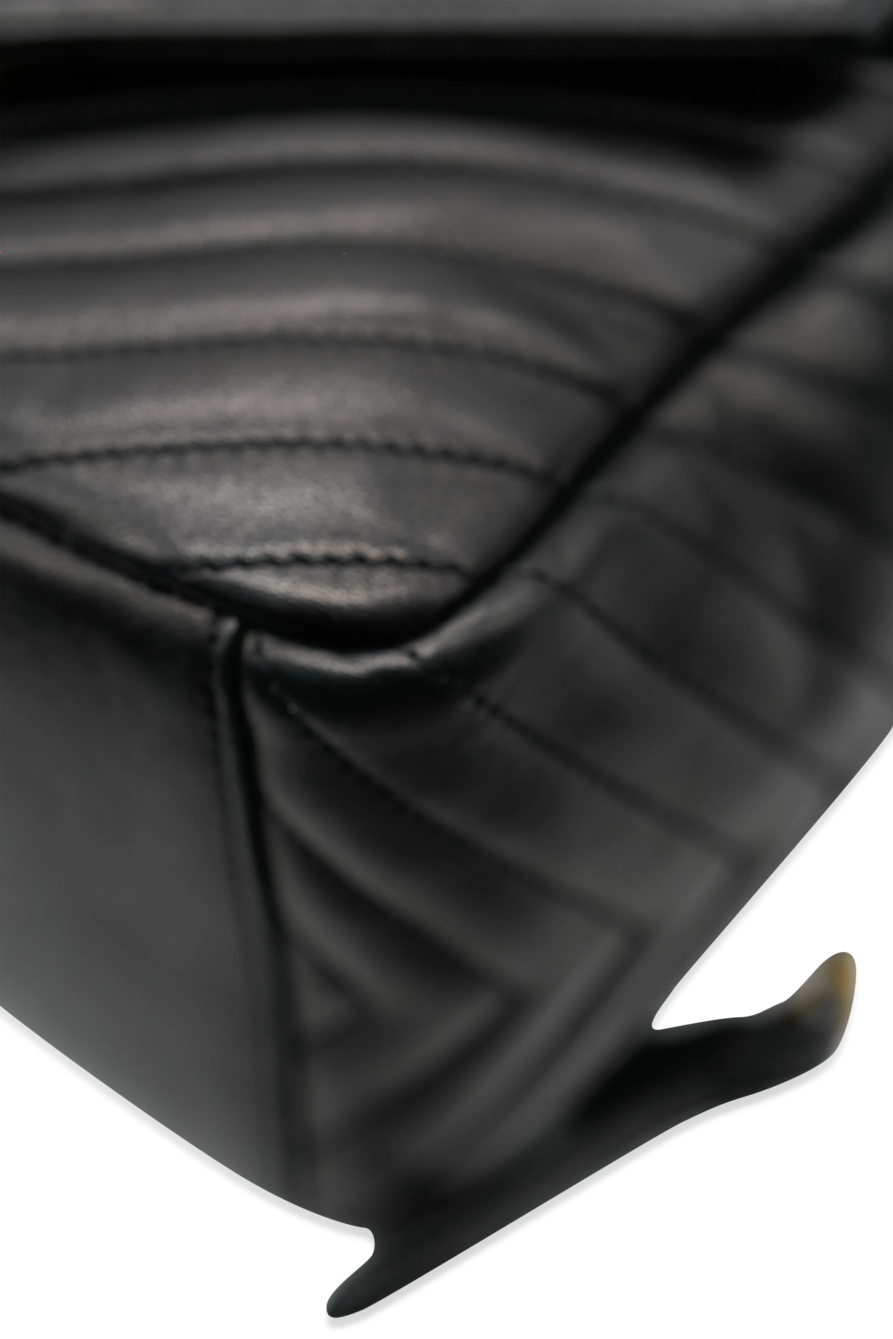 Saint Laurent Black Lambskin Matelasse Monogram Joe Backpack