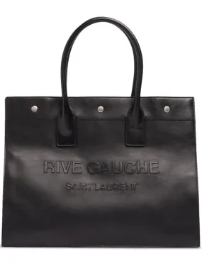 Saint Laurent   Rive Gauche small leather tote bag 