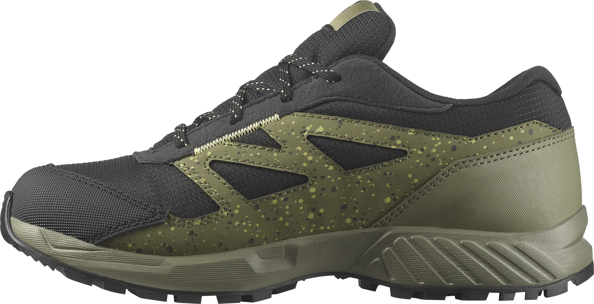 Salomon Juniors' Outway Climasalomon™ Waterproof Deep Lichen Green/Black/Charlock | Buy Salomon Juniors' Outway Climas