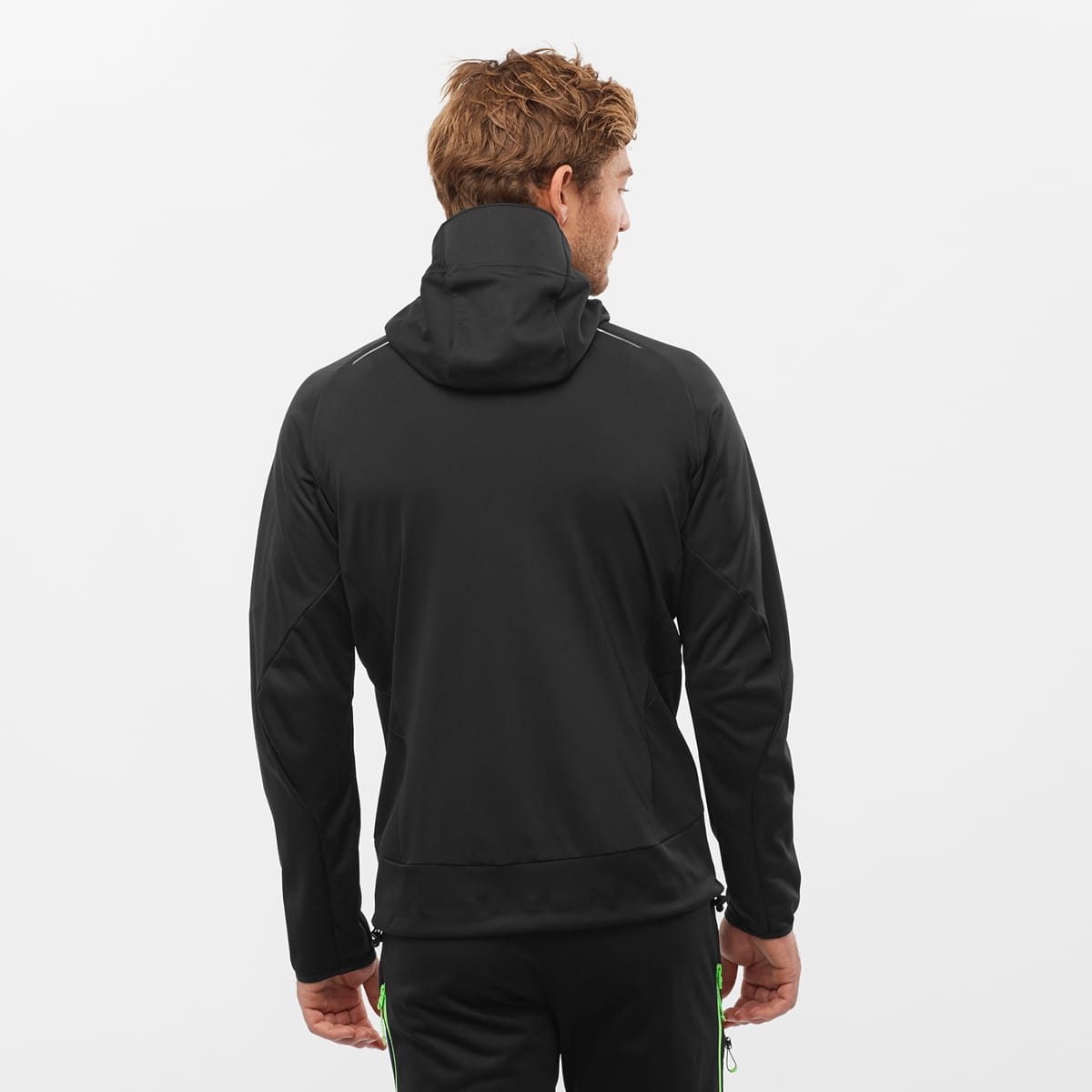 Salomon Men's MTN GORE-TEX Softshell Jacket Deep Black/Green Gecko | Buy Salomon Men's MTN GORE-TEX Softshell Jacket D