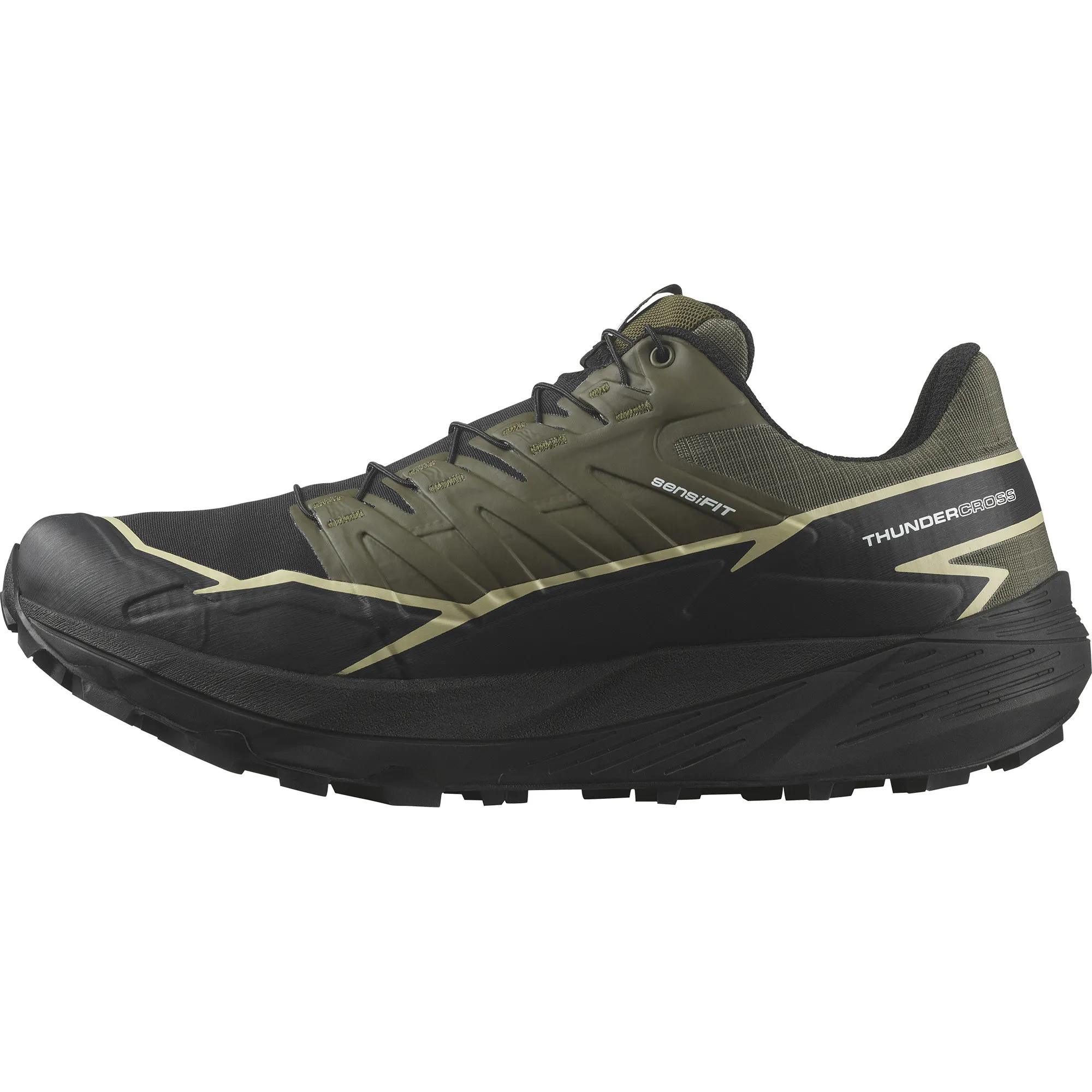 Salomon Men's Thundercross GORE-TEX Olive Night/Black/Alfalfa | Buy Salomon Men's Thundercross GORE-TEX Olive Night/Bl