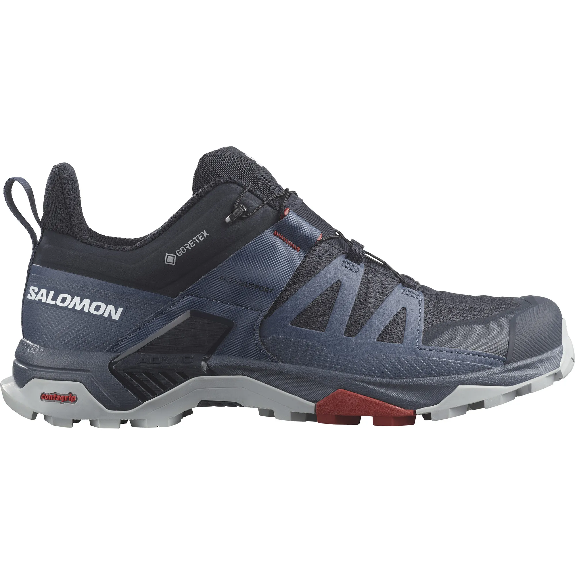 Salomon Men's X Ultra 4 GORE-TEX Carbon/Bering Sea/Pearl Blue | Buy Salomon Men's X Ultra 4 GORE-TEX Carbon/Bering Sea