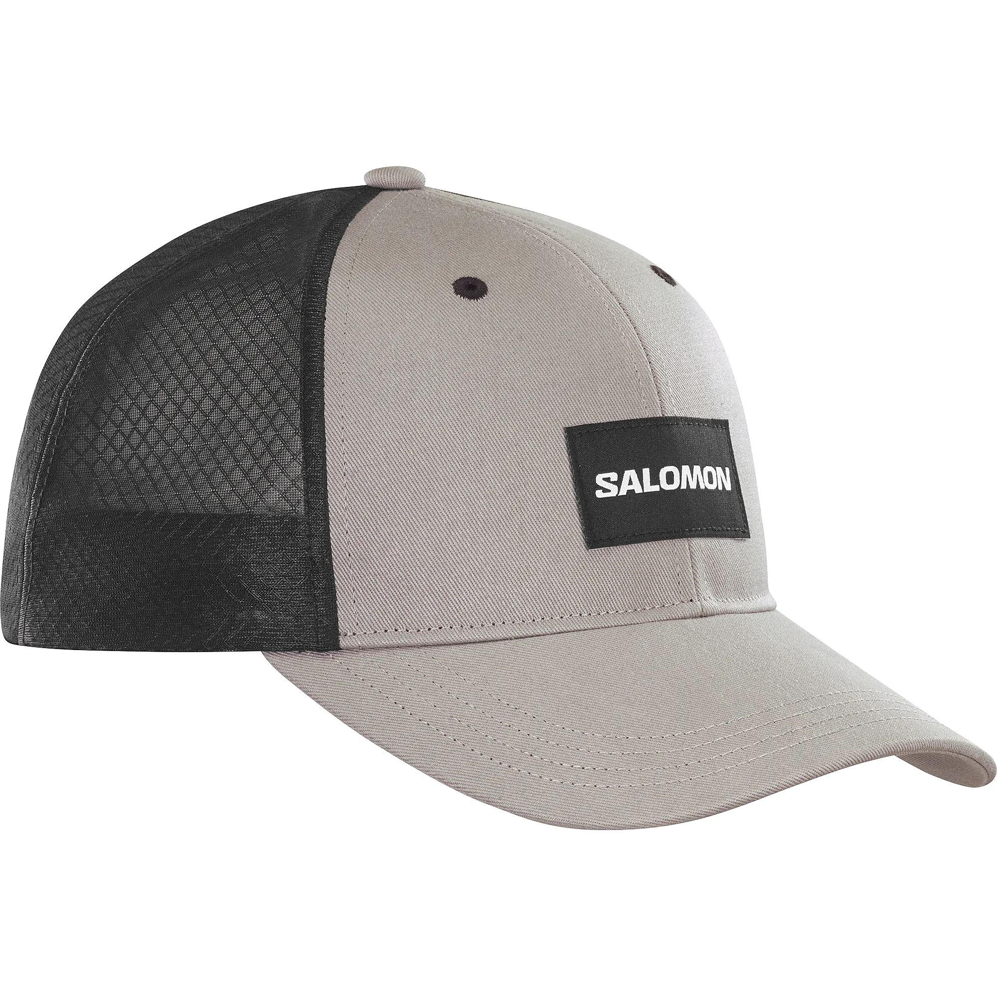 Salomon Trucker Curved Cap Frost Gray/Deep Black | Buy Salomon Trucker Curved Cap Frost Gray/Deep Black here | Outnorth