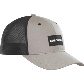 Salomon Trucker Curved Cap Frost Gray/Deep Black | Buy Salomon Trucker Curved Cap Frost Gray/Deep Black here | Outnorth