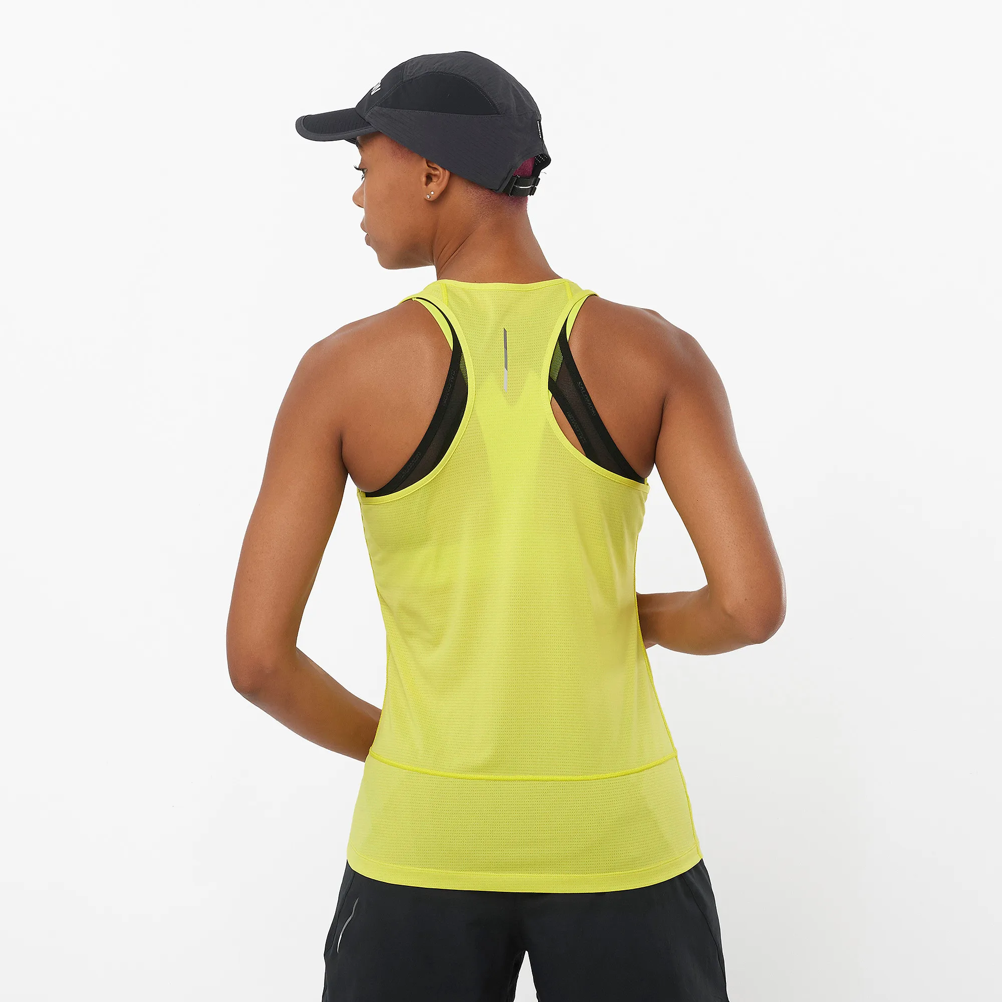 Salomon Women's Cross Run Tank Top Sulphur Spring | Buy Salomon Women's Cross Run Tank Top Sulphur Spring here | Outno