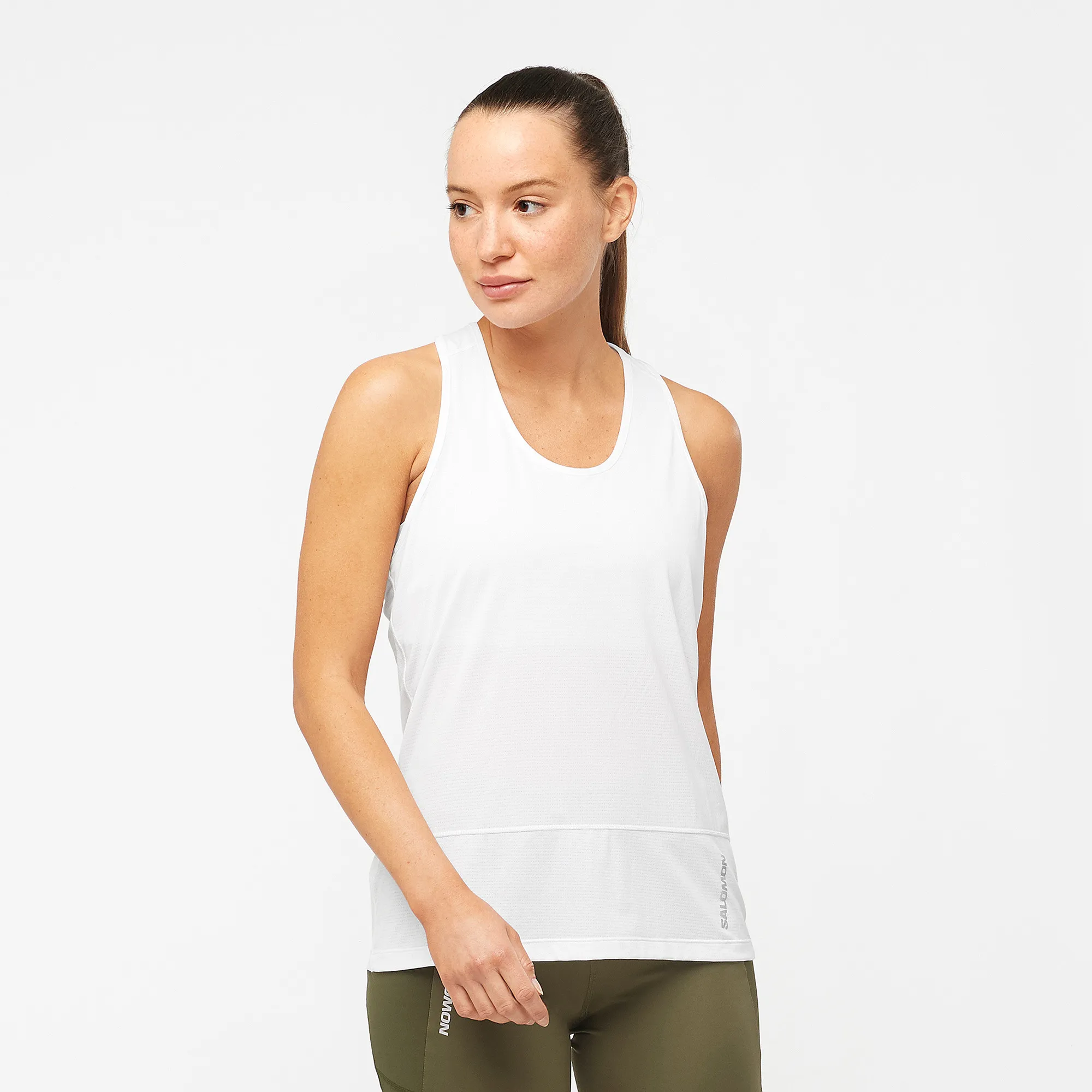 Salomon Women's Cross Run Tank Top White | Buy Salomon Women's Cross Run Tank Top White here | Outnorth