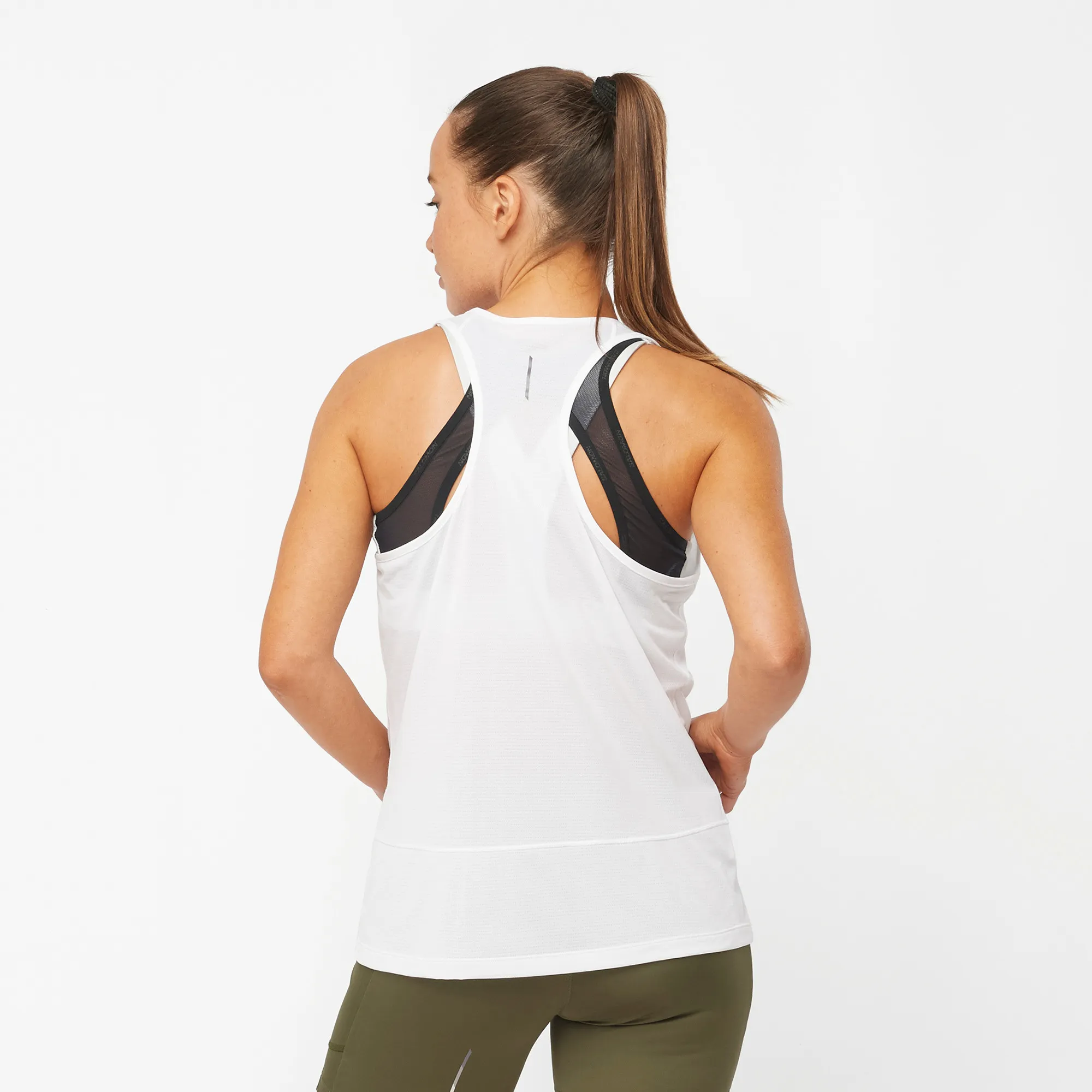 Salomon Women's Cross Run Tank Top White | Buy Salomon Women's Cross Run Tank Top White here | Outnorth