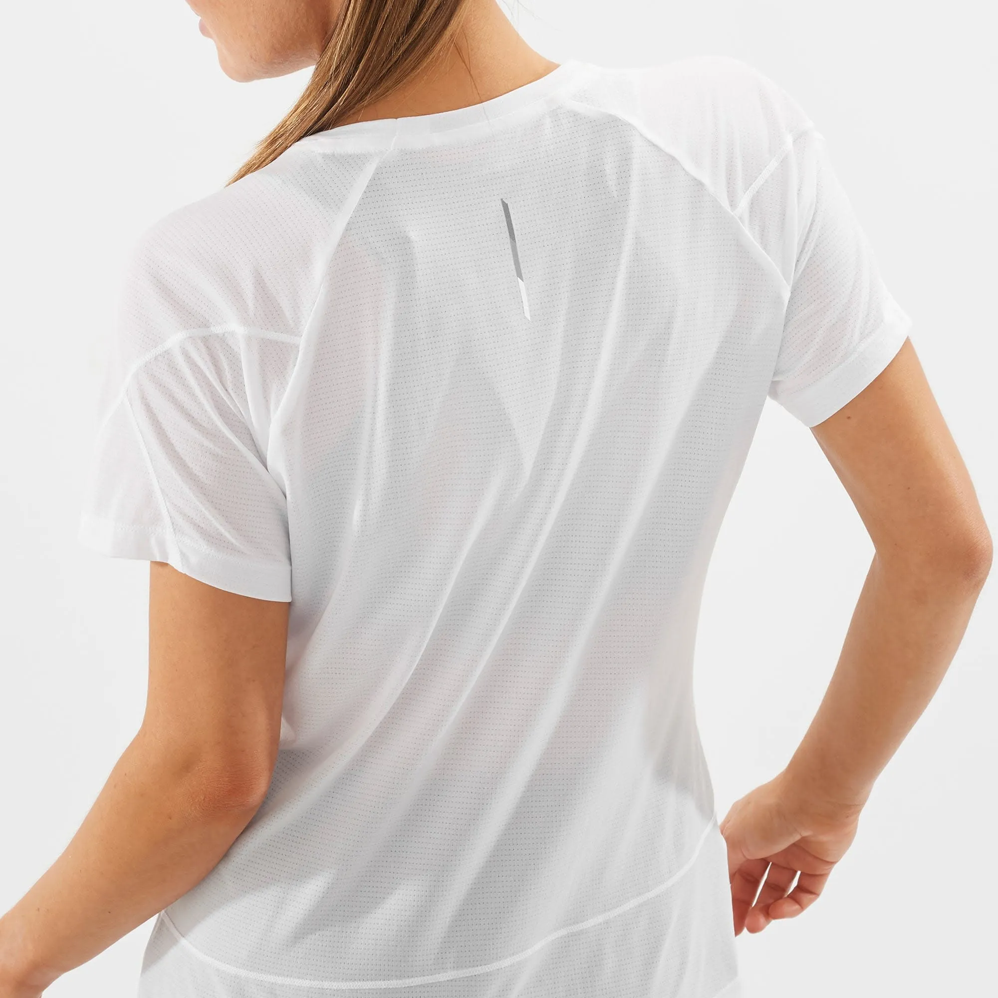 Salomon Women's Cross Run Tee White | Buy Salomon Women's Cross Run Tee White here | Outnorth