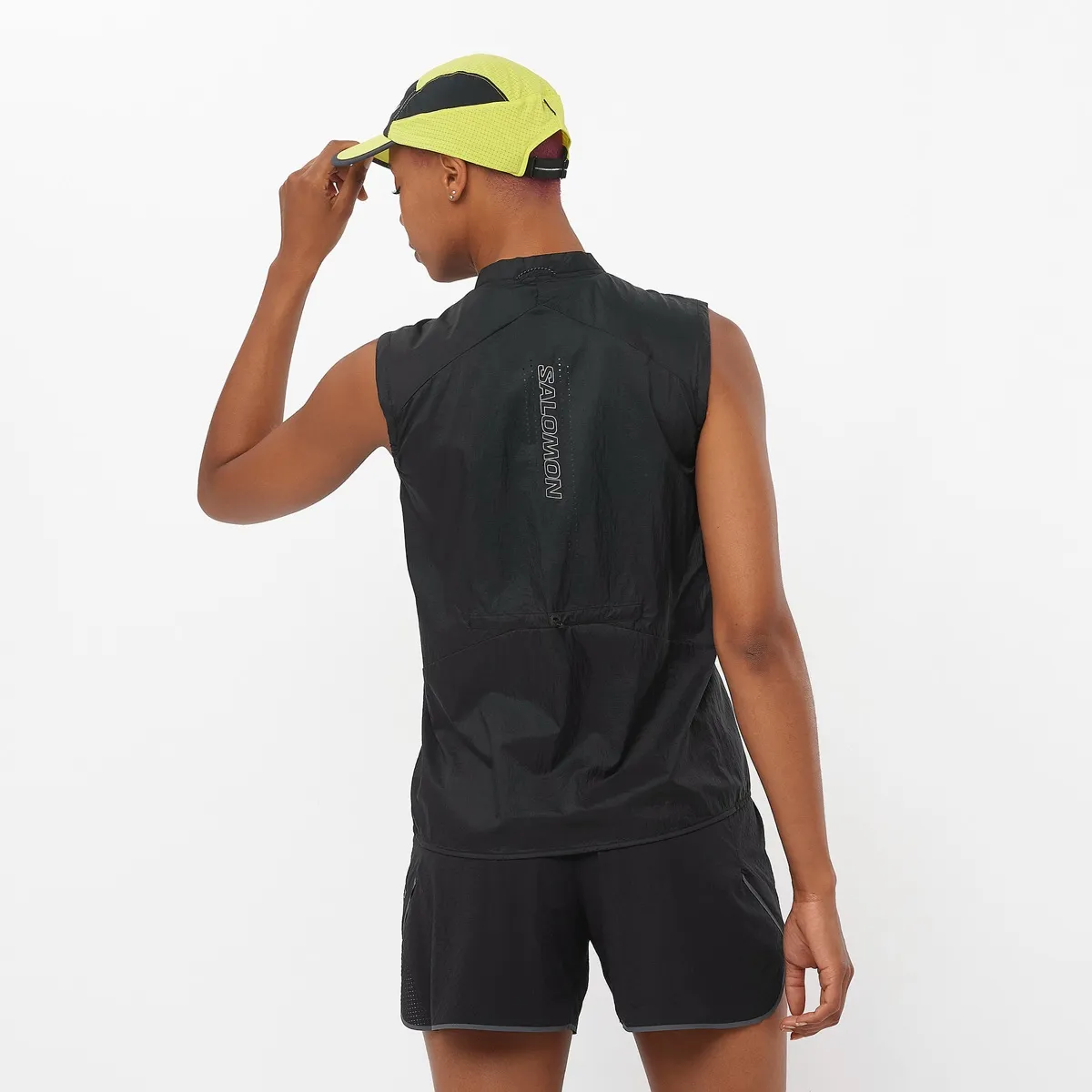 Salomon Women's Sense Aero Wind Vest Deep Black | Buy Salomon Women's Sense Aero Wind Vest Deep Black here | Outnorth