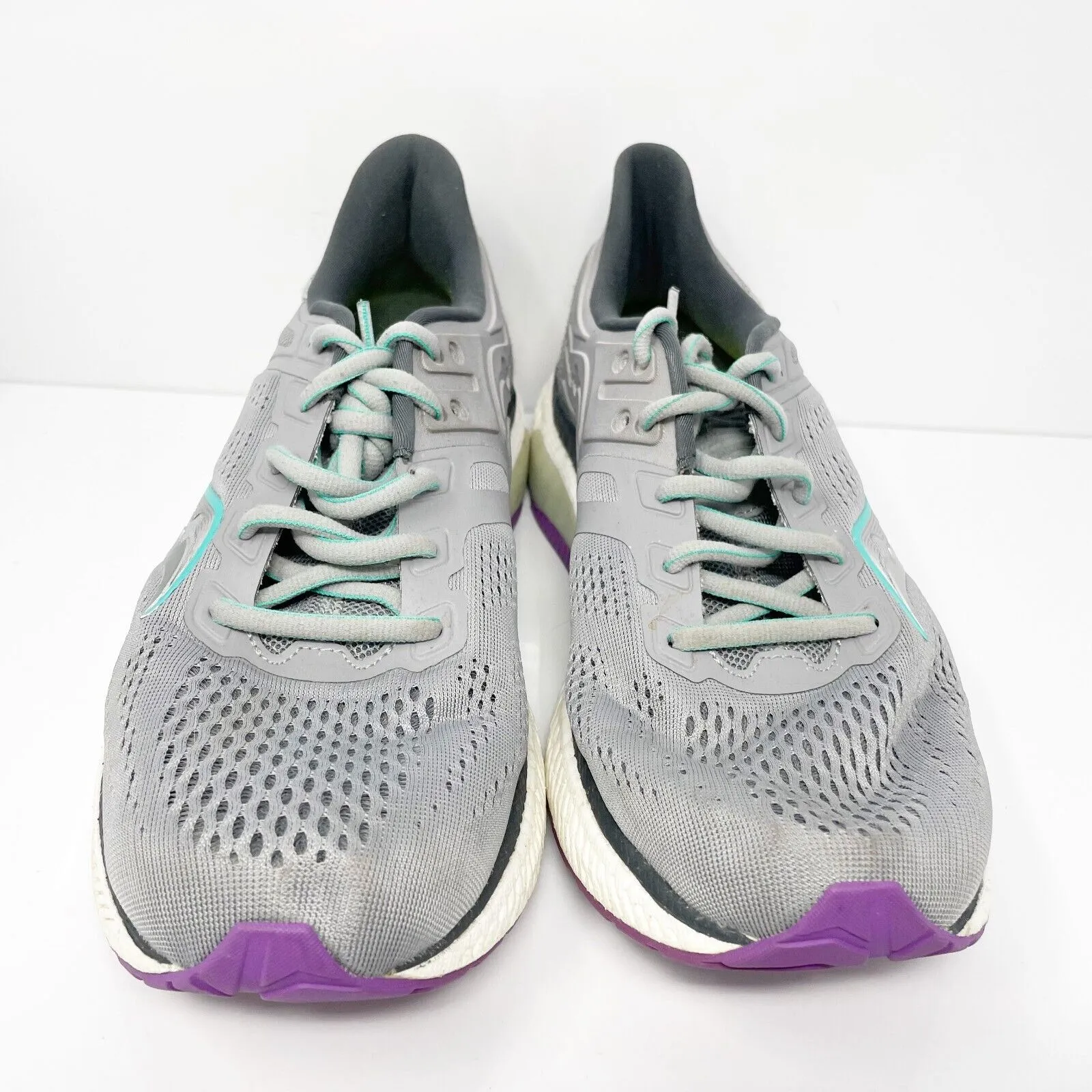 Saucony Womens Hurricane 23 S10615-20 Gray Running Shoes Sneakers Size 11