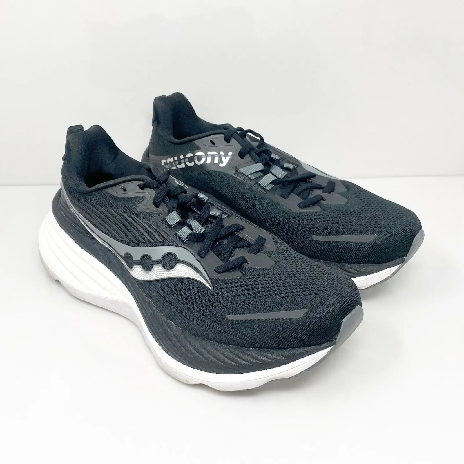 Saucony Womens Hurricane 24 S10933-100 Black Running Shoes Sneakers Size 9.5