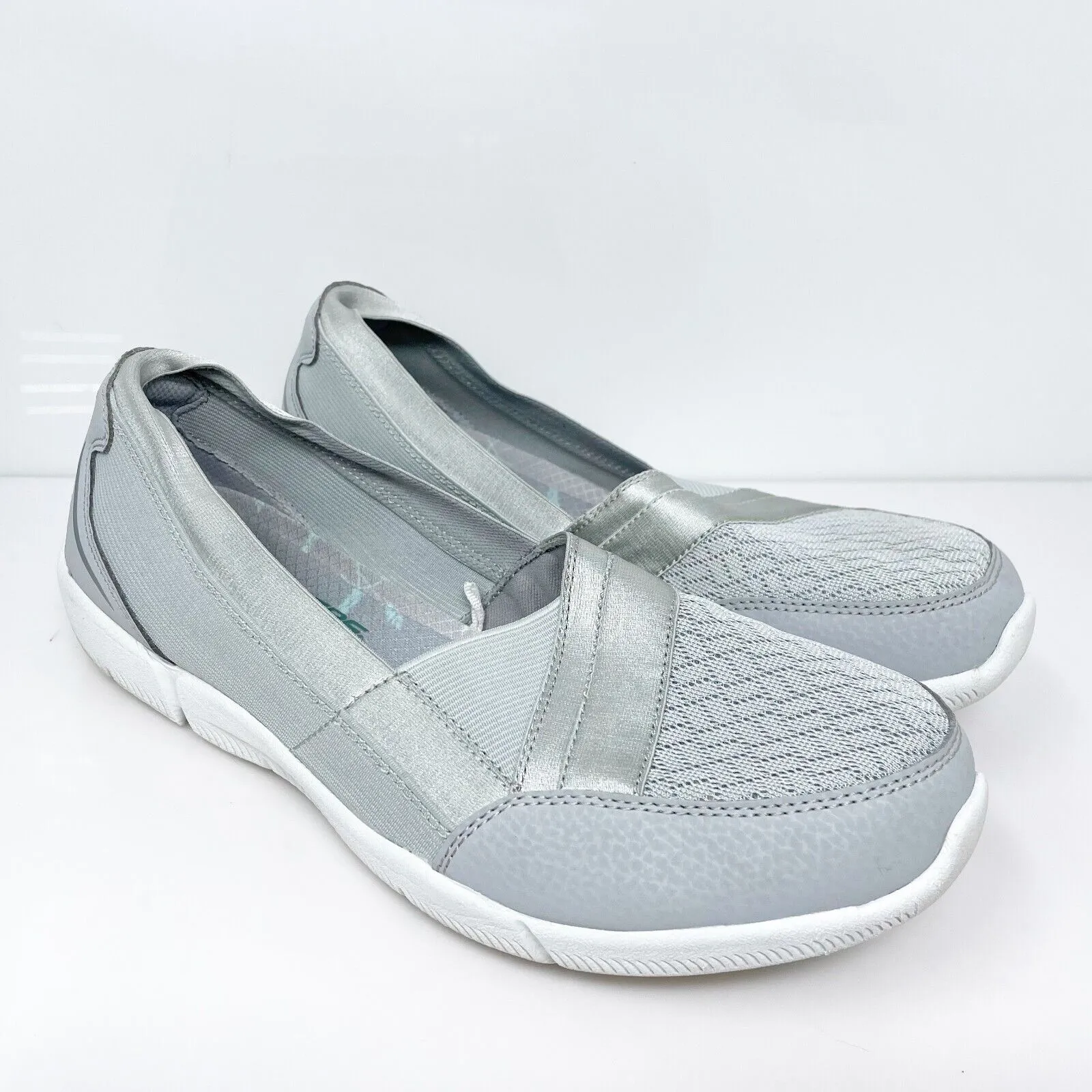 Skechers Womens Be Lux Daylights 100026S Gray Running Shoes Sneakers Size 8