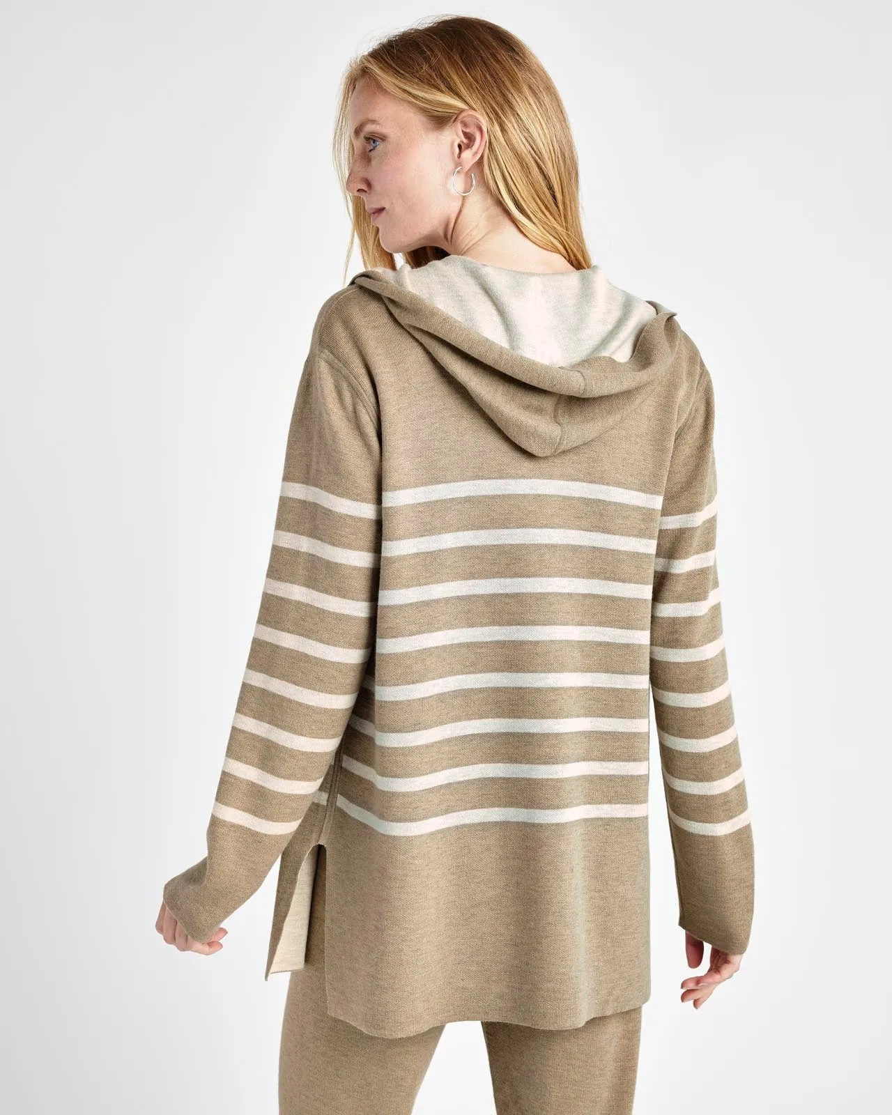 Sydney Cashblend Stripe Reversible Cardigan