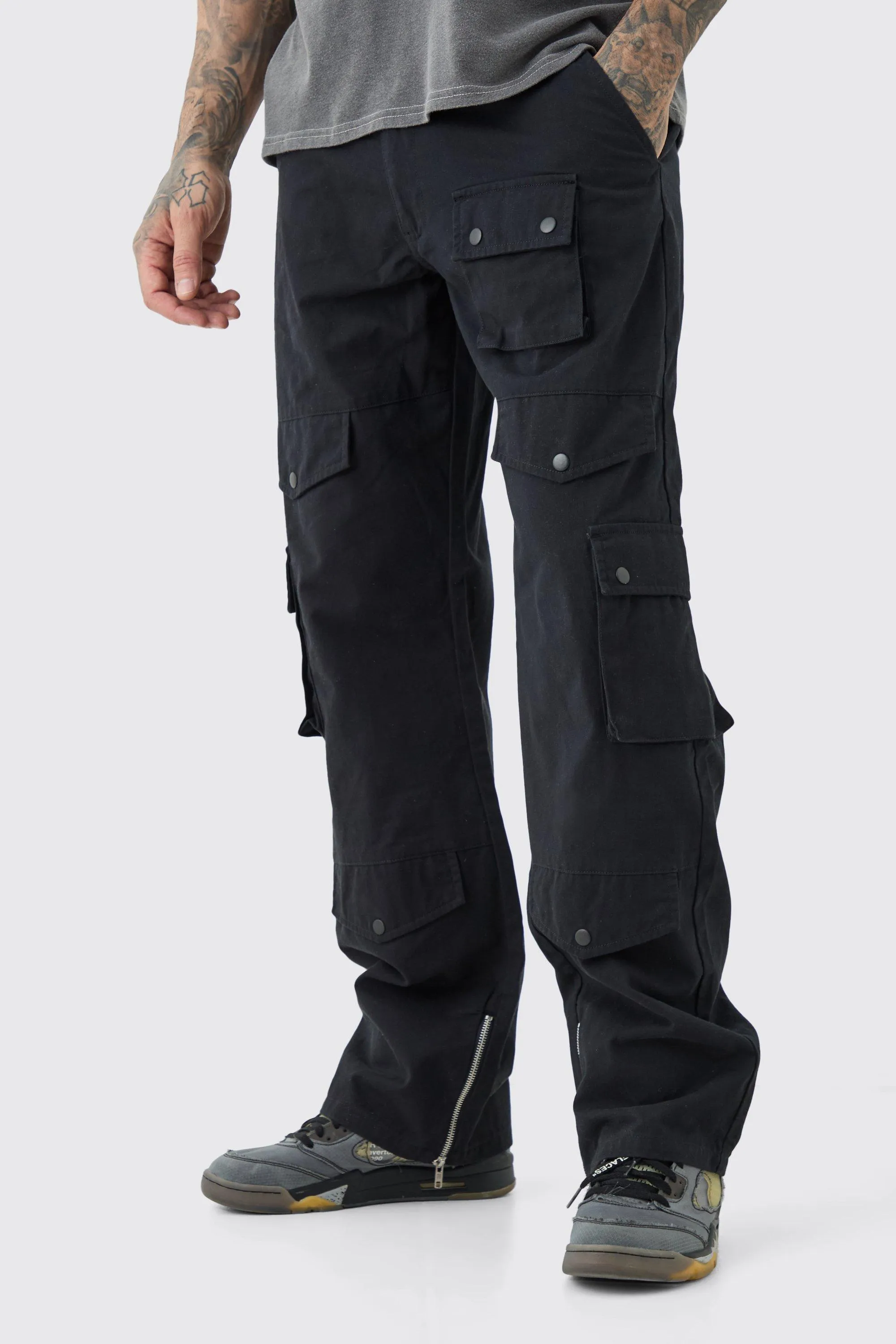 Tall Relaxed Fit Twill Cargo Pants