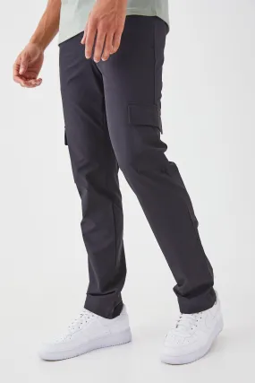 Technical Stretch Tailored Straight Fit Cargo Pants