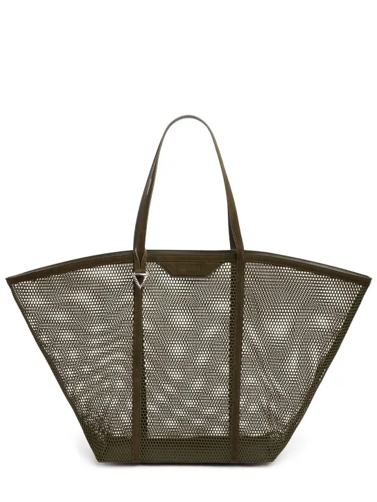 The Attico   Via del Mare net tote bag 