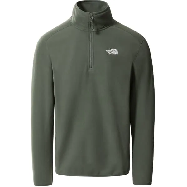 THE NORTH FACE-M 100 GLACIER 1/4 ZP THYME  - Fleece sweatshirt